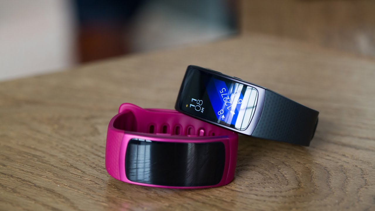 Умный браслет Samsung Gear Fit 2, синий