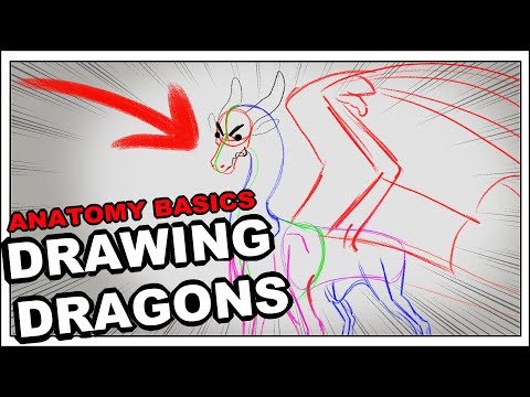 DRAWING DRAGONS - Anatomy Basics Art Tutorial, How I Do It!