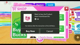 BUYING HEART HOVERBOARD IN ADOPT ME💞💓