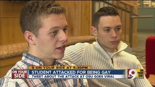 Student attacked for being gay