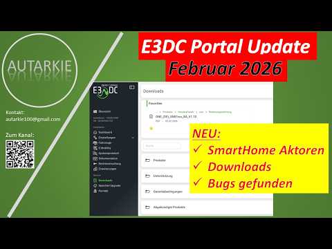 E3DC Portal Update Feb 2026: Neue Features & Bugs – Folge 504