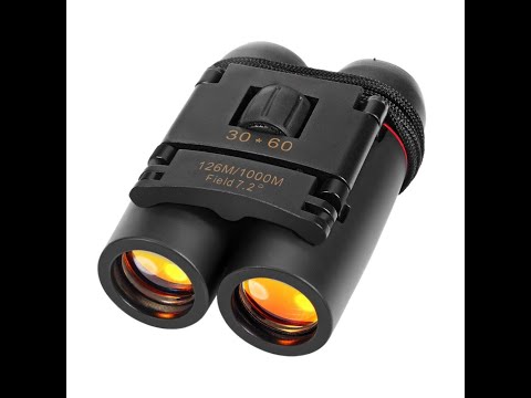 30x60 High Powered Binoculars (For Both Adults & Kids, Waterproof, Black)