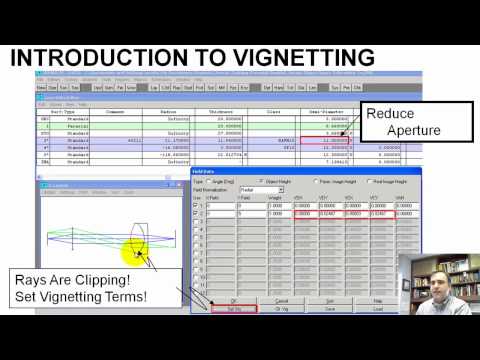 Zemax Tutorial - 4 - Field, Wavelength and Lens Layouts