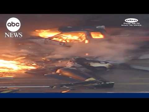 News helicopter crash in Los Angeles kills three, including reporter and pilot