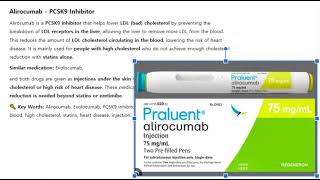 Alirocumab, PCSK9 inhibitors, Evolocumab, , LDL receptors, liver, LDL cholesterol in blood,