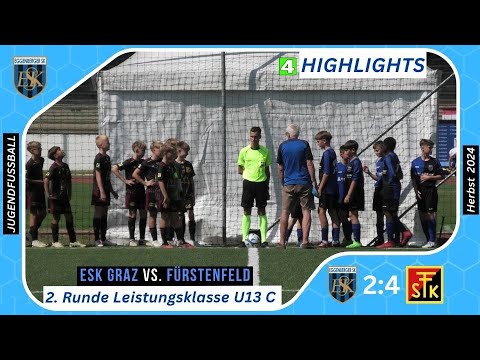 ▶️ U13L ⚽️ ESK Graz 🆚 Fürstenfeld ⚽️ vom 7.9.2024