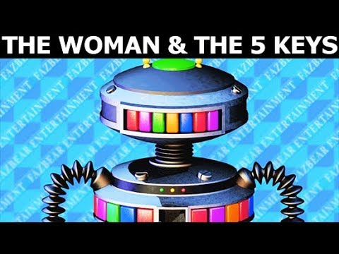 FNAF 6 - The 5 Keys & The Woman - Candy Cadet Easter Egg (Freddy Fazbear's Pizzeria Simulator)