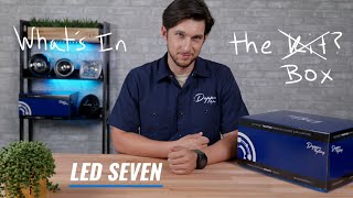 LED7-HDRSWB-C-OE-D LED Projector Headlight w/HDR Switchback Halo, 7 in., w/Original Glass [Chrome] - video thumbnail 4