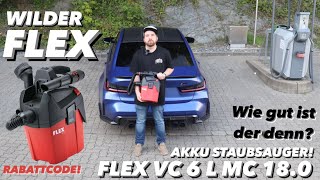 FLEX VC 6 L MC 18.0 AKKU STAUBSAUGER - Macht mein Leben leichter! @flextools497 @waschguru
