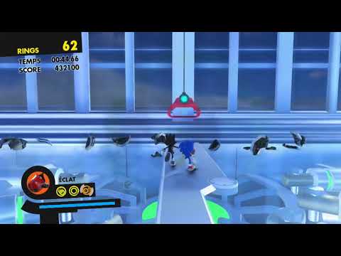 117   Walkthrough FR l Sonic Forces l Ring Rouge 24 Null Space   Metropolis Rang S