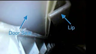 Part 809006501 (Door Seal) Into Lip - Frigidaire/Electrolux Dishwasher