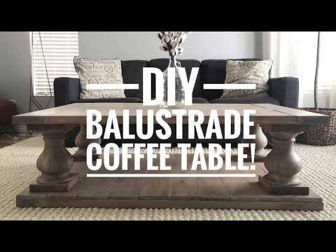 DIY Balustrade Coffee Table!