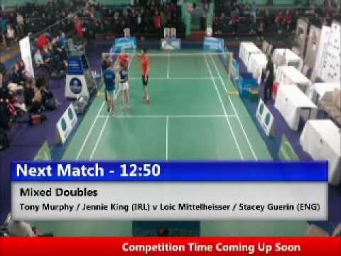 Irish Open 2012 Mixed Q2 Murphy + King (IRE) v Mittelheisser + Guerin (FRA)