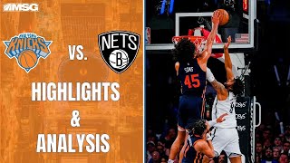 Knicks Comeback Win Over Nets Earns 1st Round Home-Court Advantage | New York Knicks