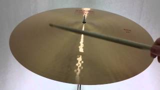 Video thumbnail for Paiste 2002 Ride Cymbal 20" by Drum Center of Portsmouth