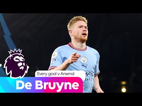 All EIGHT of De Bruyne's goals v Arsenal! | Astro SuperSport