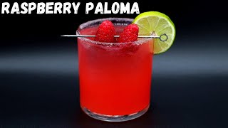 Raspberry Paloma Recipe / Easy Paloma Cocktail Recipe