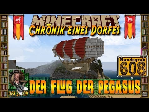 MINECRAFT ZEIT #608 - Chronik eines Dorfes - Der Flug der Pegasus [HD+Deutsch]