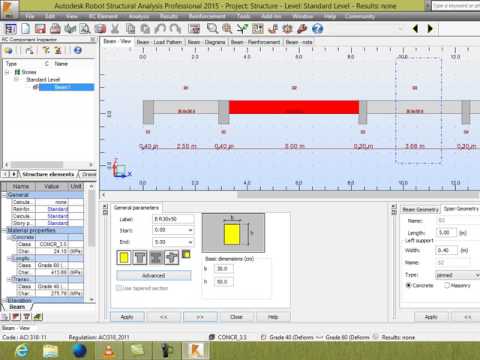 Robot Structural Analysis 2015 Beam Design 1 (Engr  Ahsanul kabir)