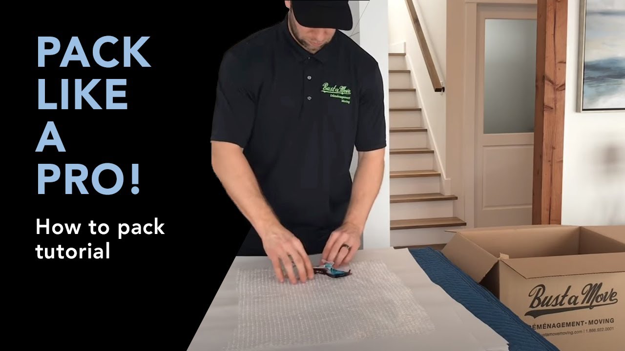 How to pack a kitchen and house.  Professional home packing service by Bust a Move Moving