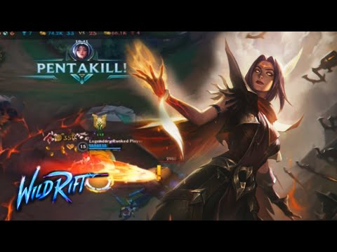 HIGH NOON IRELIA PENTA KILL  - HARD MATCH WILD RIFT GAMEPLAY