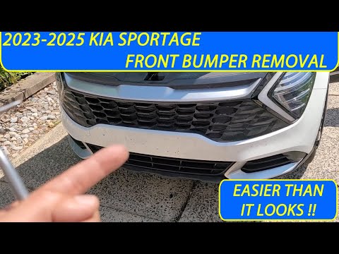 How To Remove 2023-2025 Kia Sportage Front Bumper.