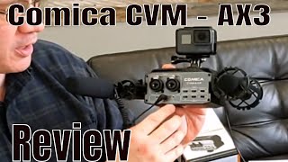 Review of the Comica CVM-AX3 Audio Mixer Review for Camera & other applications!