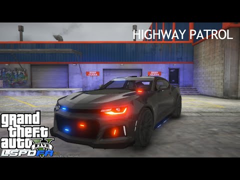 GTA 5 MODS LSPDFR - CAMARO HIGHWAY PATROL (GTA 5 MODS)