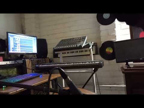 Tatea plays Mbira for the first time