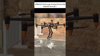 Revolutionizing Aerial Robotics: The World's First Large-Format Drone with Robotic Arms