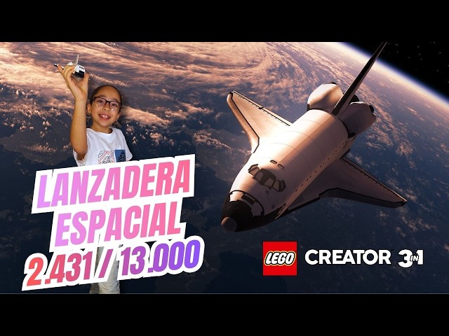Vídeo relacionado con LEGO Creator 3 en 1 Lanzadera Espacial, Figura de Astronauta o Nave de Juguete, Set de Construcción para Niños y Niñas de 6 Años o Más, Regalo Creativo Infantil 31134