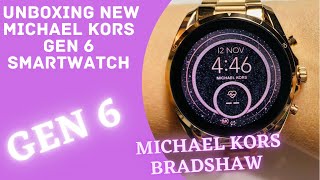 UNBOXING MICHAEL KORS GEN 6 WOMAN’S SMARTWATCH (BRADSHAW)