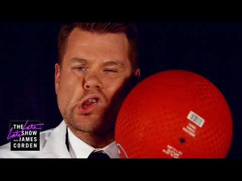 慢吞吞的莫氏兄弟打了詹姆斯-科登的臉。 (The Slow Mo Guys Hit James Corden In the Face)