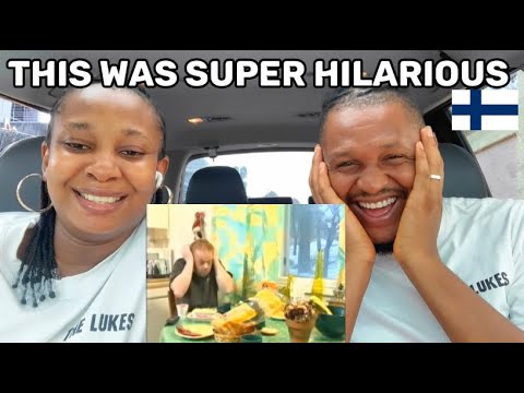 Couple first time reacting To Kummeli - Krapula Hangover (Finnish Comedy) 🇫🇮