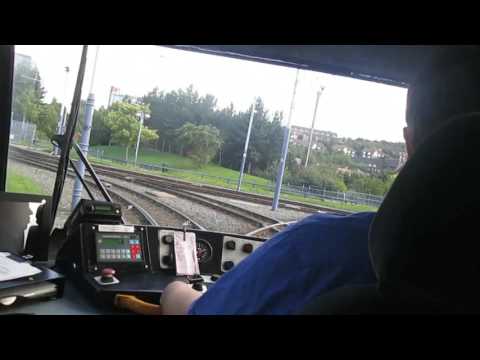 Sheffield Supertram Driver's Eye View Timelapse - Shalesmoor to Arbourthorne Road