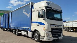 Camion rideaux coulissants DAF XF480 + remorque rideaux coulissants | Image 4 - Autoline