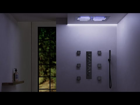 How to Install the EVERSTEIN SFS-1029: Innovative LED Thermostatic Ceiling Mounted Shower System