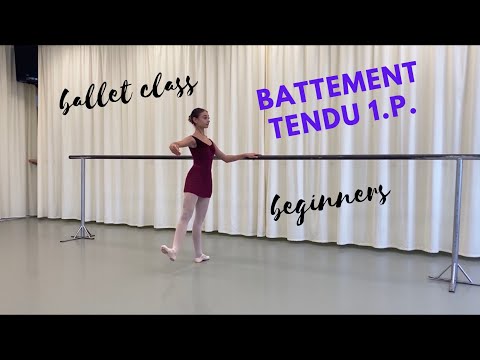 Battement Tendu 1.p. - Bar - Beginners