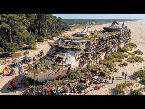 Friends Get Stranded on an Island and Build a Luxury Life From a Shipwreck