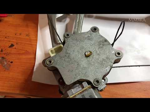 W124 - Detailed teardown of rear window regulator motor