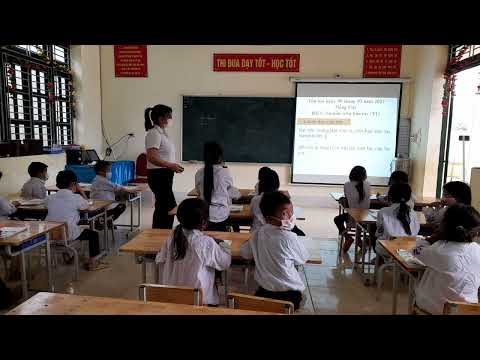 Tiếng Việt lớp 1 bài Nụ hôn trên bàn tay Trường PTDTBT Tiểu học Huổi Mí năm học 2021-2022