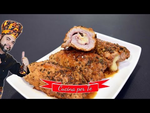 Involtini di vitello prosciutto e scamorza affumicata