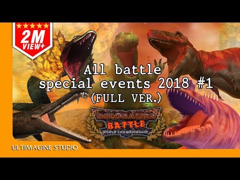 All Battle Special Events#1 #pong1977 #dinosaursbattles #dinosaur #dinosaurs #jurassicworld