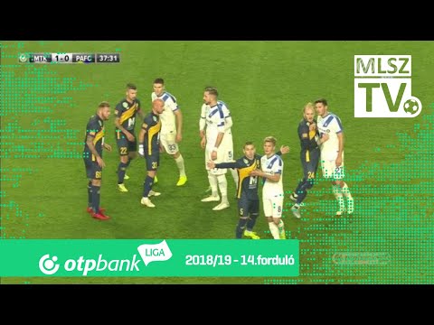 MTK Budapest - Puskás Akadémia FC | 3-2 (1-1) | OTP Bank Liga | 14. forduló | 2018/2019