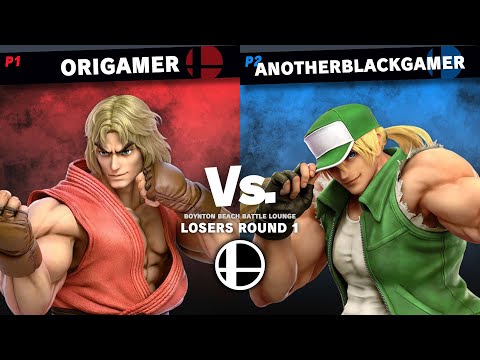 Smash Ultimate Losers Round 1 (OriGamer Vs AnotherBlackGamer) Boynton Beach Battle Lounge 1