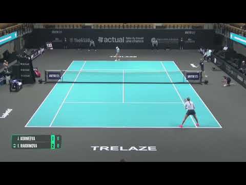 Alina Korneeva (RUS) vs Kamilla Rakhimova (RUS) // 1-6 1-6 // W125 Angers // 1st Round