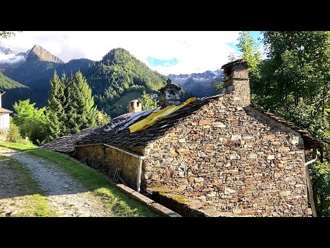 Ep.113 – Lavori in baita nelle Alpi - Fossa biologica - Pavimento legno - Paesaggio - Natura - Relax