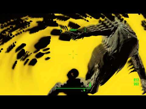 Fallout 4 - Black and Yellow Glitch
