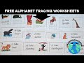 Alphabet Tracing For Kids Free Abc Worksheets
