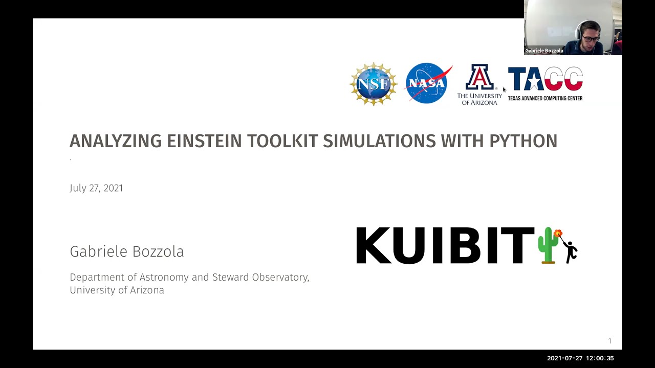 kuibit: Analyzing Einstein Toolkit simulations with Python